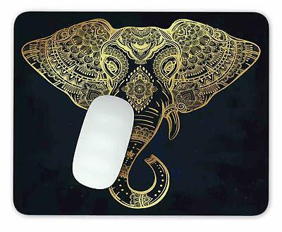 The Mouse Pads Golden Elephant - Pad Gaming Mousepad Nonslip Rubber Backing