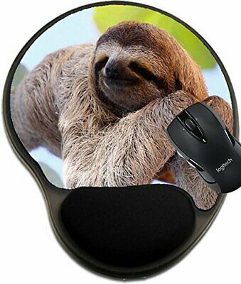 MSD Mouse Pad with Wrist Rest Support 35577251 Happy Sloth