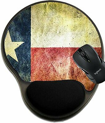 MSD Mouse Pad with Wrist Rest Support 35174317 Flag of The State of Texas Old Vi