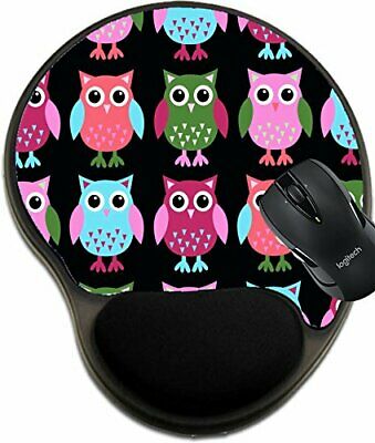 MSD Mouse Pad with Wrist Rest Support 10598565 owl Background