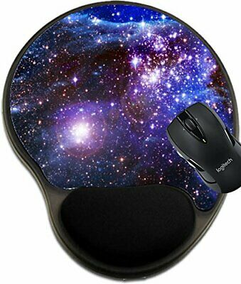 MSD Mouse Pad with Wrist Rest Support 27314262 Stars of a Planet and Galaxy in F