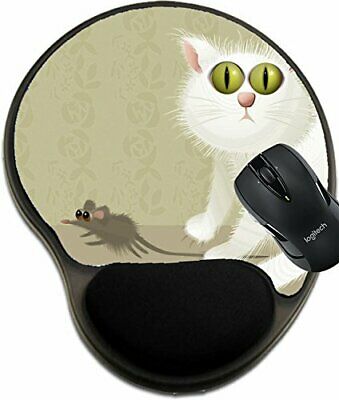 MSD Mouse Pad with Wrist Rest Support 36771618 Cat Hunter