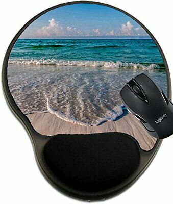 MSD Mouse Pad with Wrist Rest Support 20485260 Beach and Tropical sea Scene at G