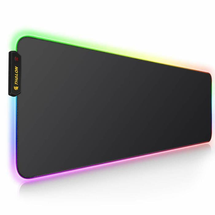 RGB Gaming Mouse Pad Extra Large Soft Led Extended Mousepad for Computers Gamer