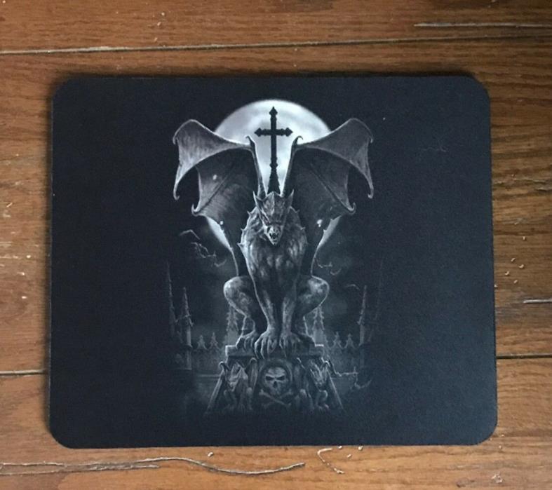 Gargoyle Mouse Pad 9.25 x 7.75 x .25 Occult Demons Satanic Gothic Mousepad