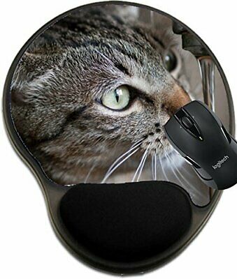 MSD Mouse Pad with Wrist Rest Support 30809764 Cat Drinking Water at Home
