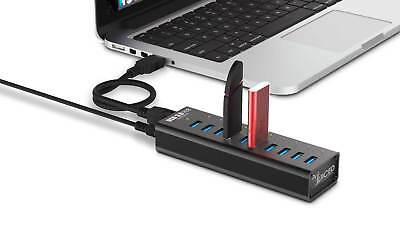 Juiced Systems 10 Port USB 3.0 HUB Aluminum Body - 5Gbps Transfer Rate