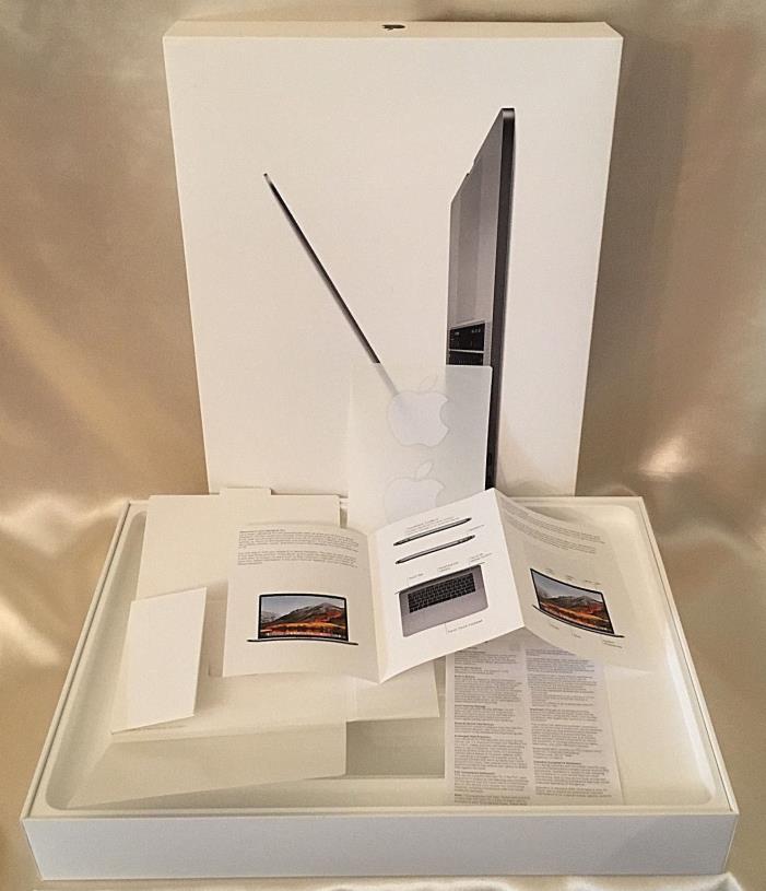 Apple MacBook Pro 15 inch A1707 MPTT2LL/A 2016 EMPTY BOX and INSERTS MAC