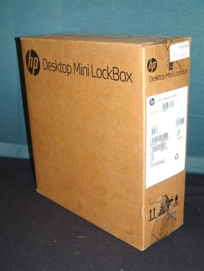 New Sealed box HP DESKTOP Mini Lock Box PC Enclosure system! P1N78AT