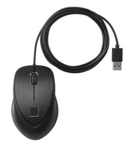 NEW HP 4TS44UT#ABA USB Fingerprint Mouse - Laser Cable 1600 dpi Desktop PC