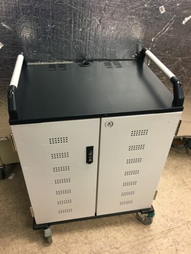 Anthro Technology Forniture Cart Nccm18bk Wh5 Holds 18 Laptops