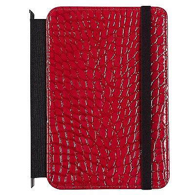 Verso Darwin Crocco Interchangeable Swap-It Cover for Kindle Fire Red Patent