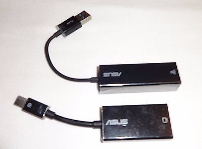 Asus Zenbook Connectivity Combo Mini-DP to VGA and USB to Ethernet