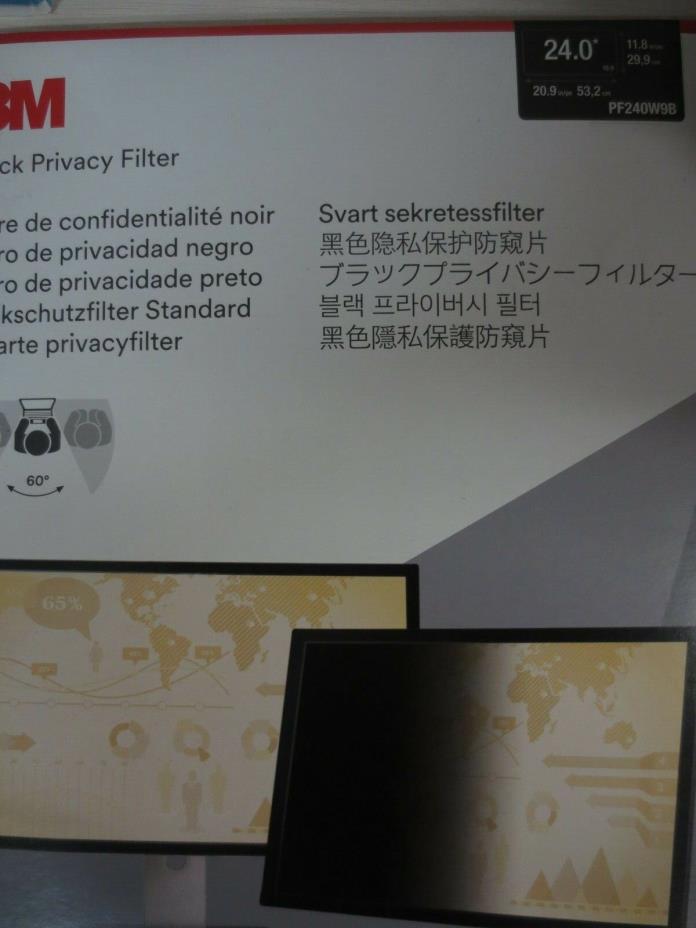3M Widescreen Blackout Privacy Filter 24