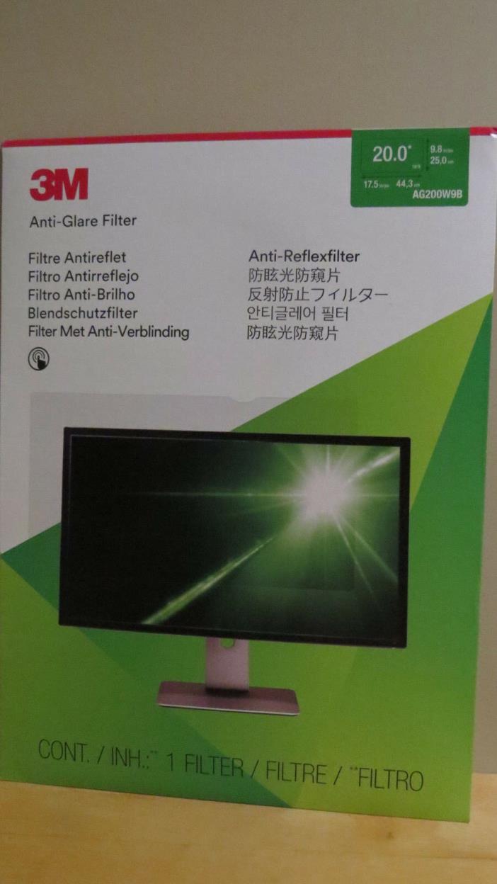 3M AG200W9B ANTI-GLARE FILTER 20