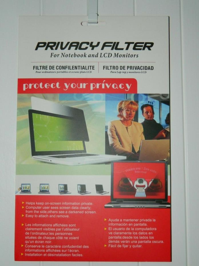 Privacy Filter for Notebook and LCD Monitors 14