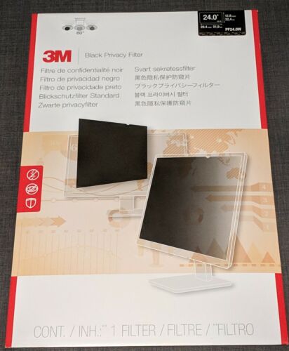 3M Black Privacy Screen Filter for 24