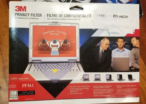 3M Black Privacy Filter for Widescreen Screen Laptop 14 inch New Sealed