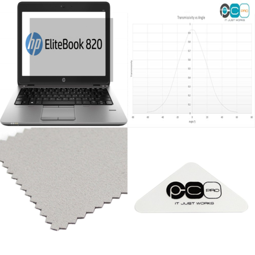 2 Way Privacy Filter For HP Elitebook 820 12.5