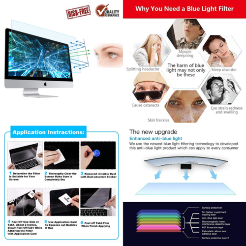 Eye Protection Screen Protector Compatible Apple Imac 27