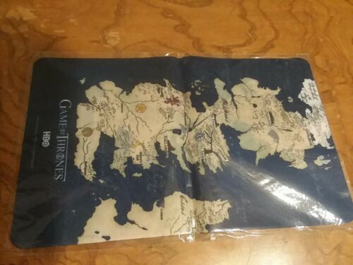 NWT~Game of Thrones Rare HBO promo merch Travel Soft 3-in-1 Mouse Pad