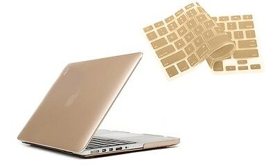 BUNTA Frosted Case For Macbook  11.6''with Keyboard Silicon Golden