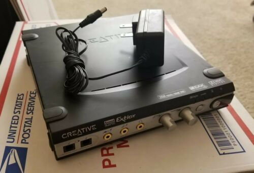 Creative Labs Sound Blaster Extigy SB0130 External Sound Card w/power adapter