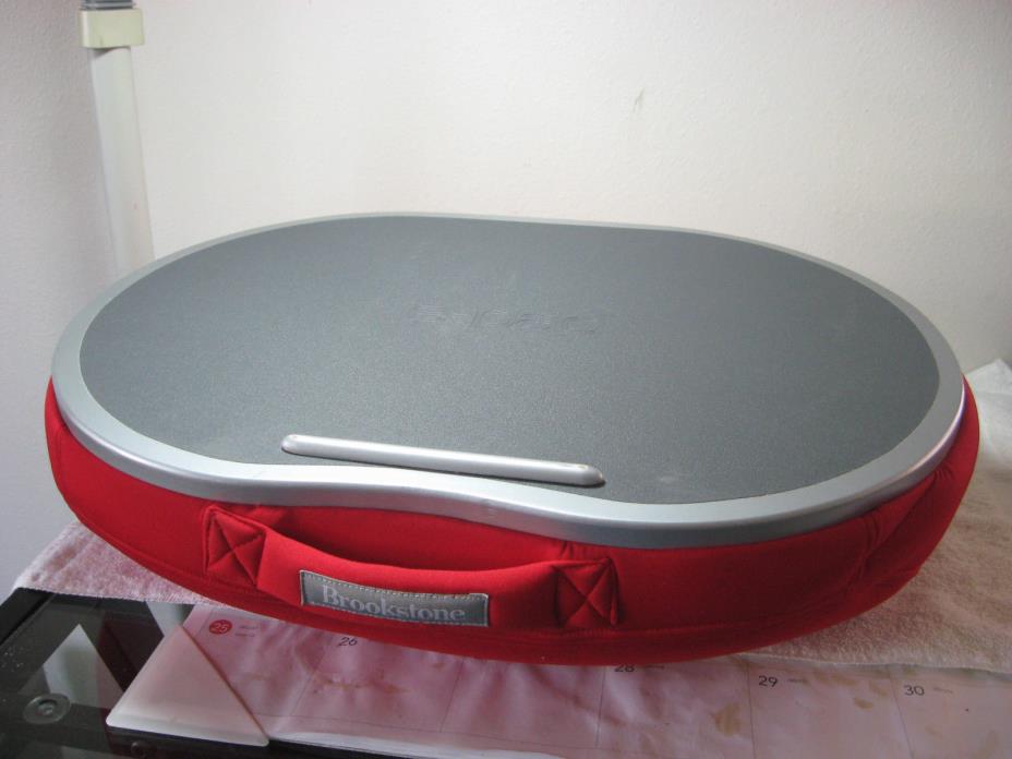 Brookstone e-Pad Portable Laptop Desk RED # 9500