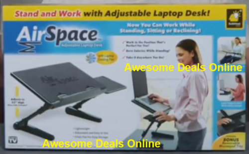 Adjustable Portable Folding Laptop Desk Table Stand Bed Tray for PC Notebook