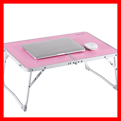 Laptop Table For Bed Portable Outdoor Camping Breakfast Serving Tray W Legs PINK