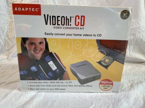 Adaptec VIDEOh! CD Video Converter Kit! VHS Hi8 To CD DVD AVC-1100