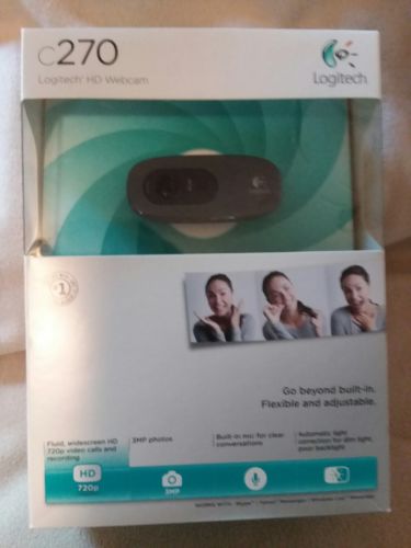NEW SEALED IN THE BOX Logitech C270 HD Web Cam
