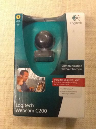 Logitech Webcam C200 Built-in Microphone, 1.3MP - NIB