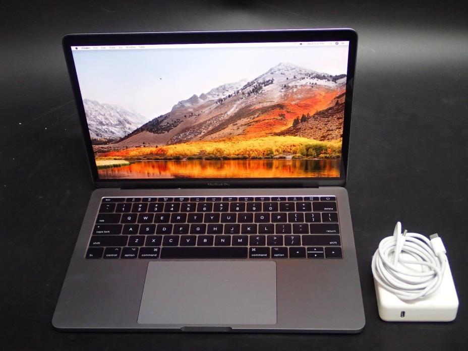 2017 Apple MacBook Pro Space Gray 13” Laptop 256GB Warranty