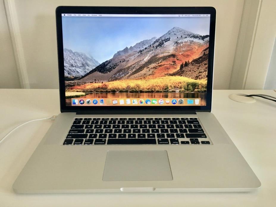 6675) Apple Macbook Pro Retina 15.4 Laptop A1398 i7 2.3Ghz 8GB 256GB SSD +EXTRAS