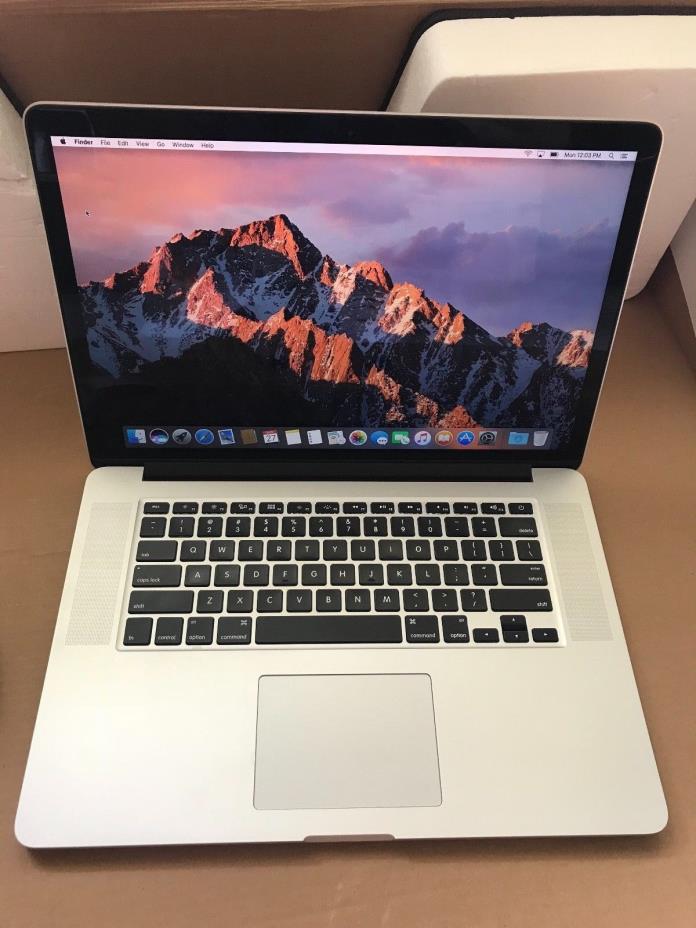 Apple MacBook Pro (Mid 2015) 2.5GHz 512SSD Retina Display Apple CARE