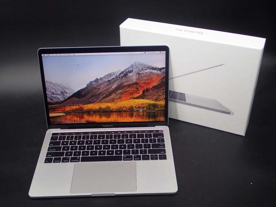 2016 Apple MacBook Pro Touch Bar Silver 13” Laptop 256GB 2.9GHz 8GB RAM  w/Box