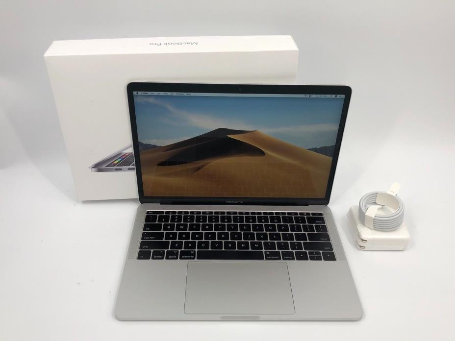 2017 Apple MacBook Pro [2 USB-C] Silver 13” Laptop 256GB  Warranty