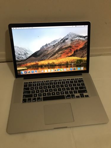 Apple MacbookPro15 Retina (2013)Corei7-4960HQ (2.6ghz) 8GB 256GB OSX HIGH Sierra