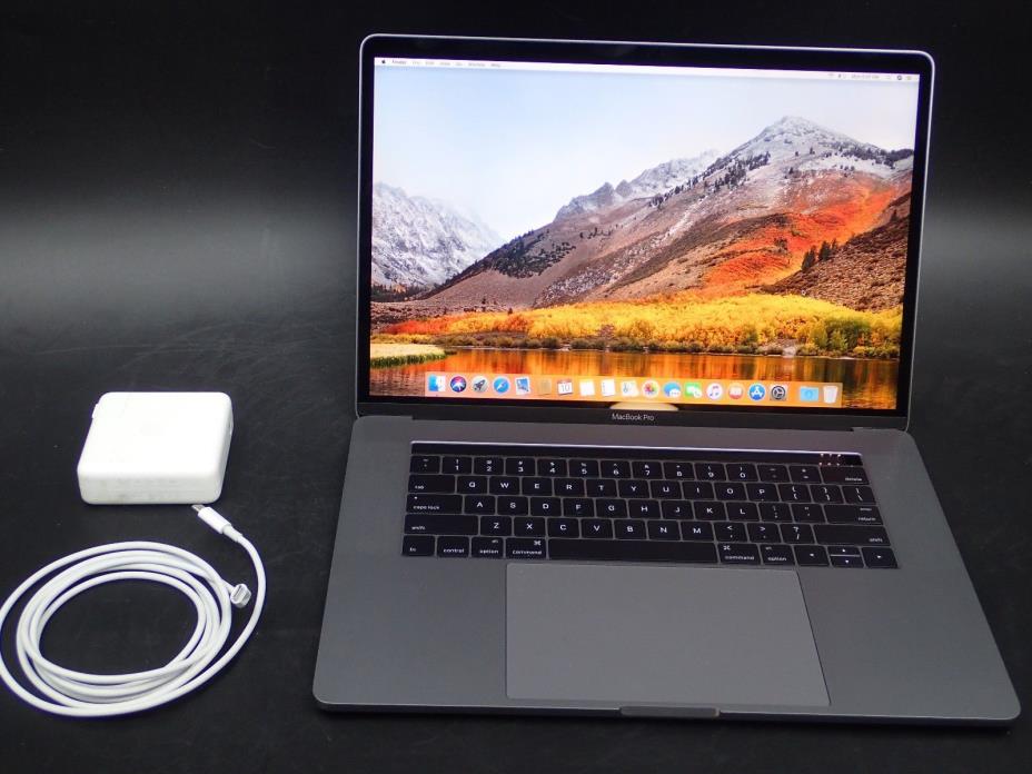 2016 Apple MacBook Pro Touch Bar Space Gray 15” Laptop 512GB  AMD Radeon