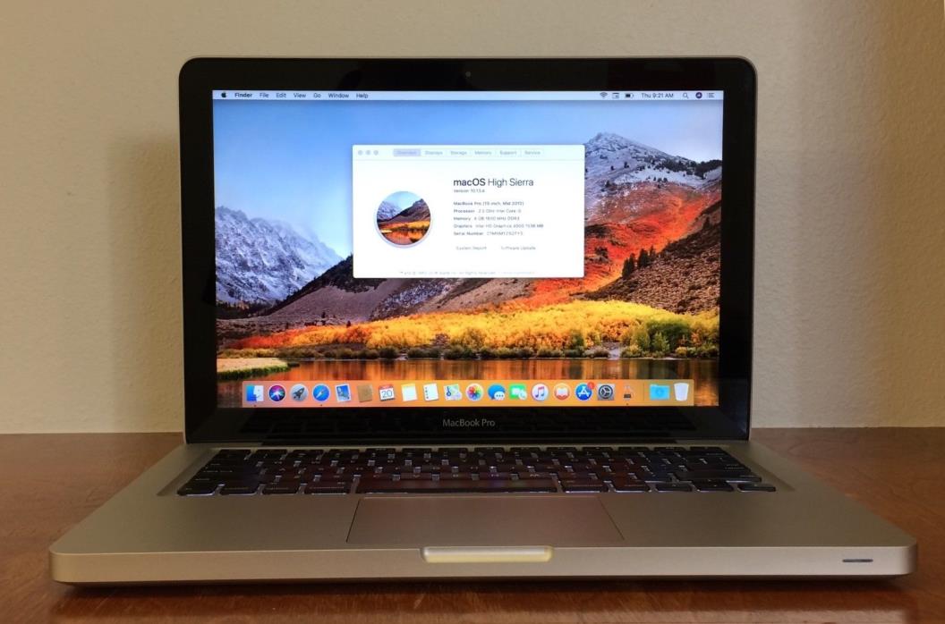 Good Apple Macbook Pro 13” 2012 Laptop (2.5 GHz i5, 4 GB, 500 GB)