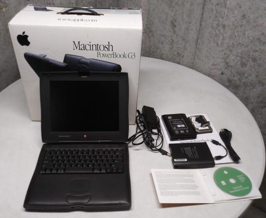 Macintosh PowerBook G3 233MHz Wallstreet  Vintage Laptop 40GB 160MB RAM Mac OS