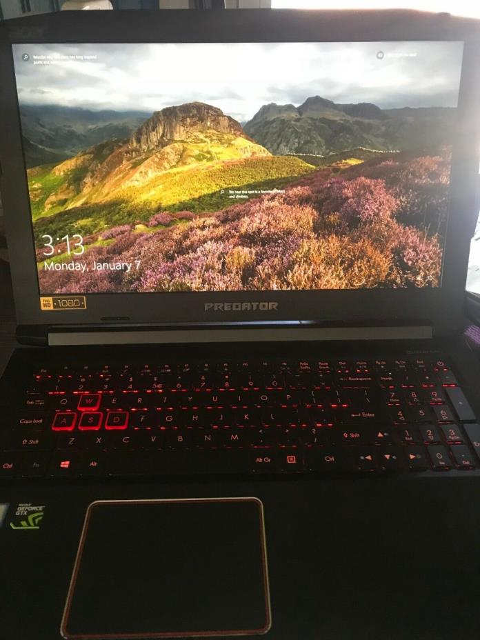 Acer Predator Helios 300 Gaming Laptop GTX 1060-6GB, 7-7700HQ CPU, 16GB DDR4 RAM