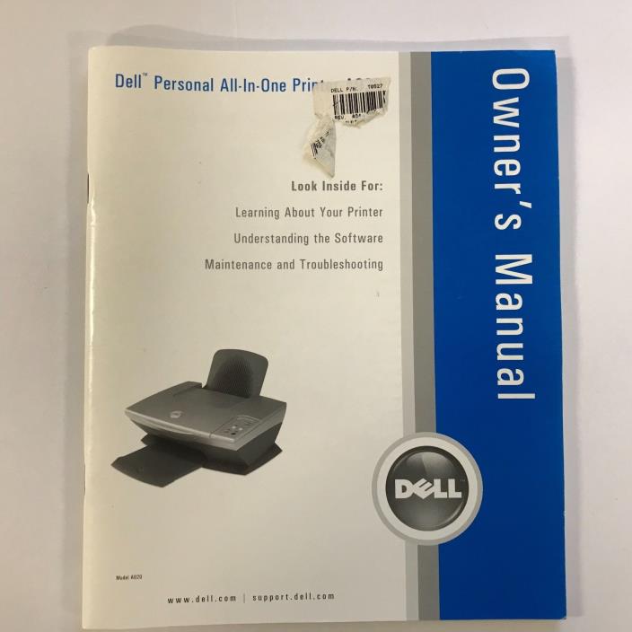 Dell Printer Owner's Manual A920