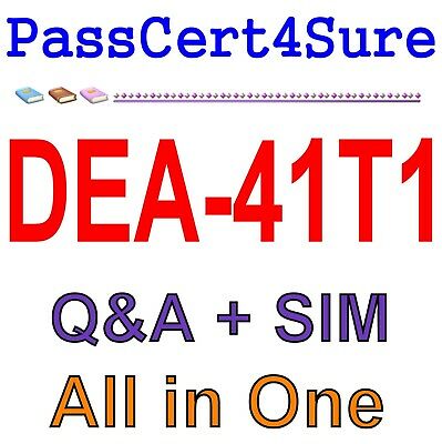EMC Best Exam Practice Material for DEA-41T1 Exam Q&A+SIM