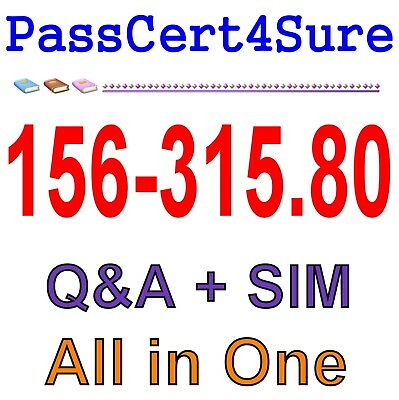 Check Point Certified Security Expert - R80 156-315.80 Exam Q&A+SIM