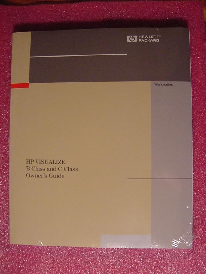 HP VISUALIZE B Class and C Class Owner’s Guide