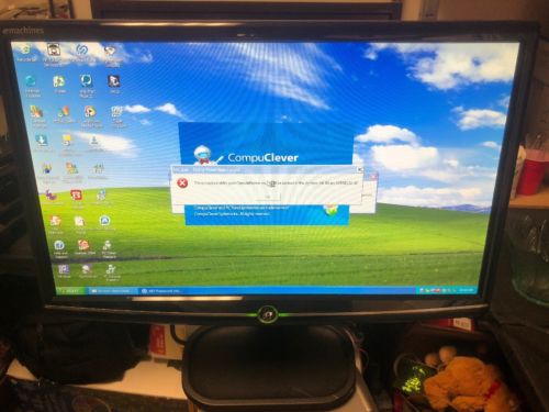 eMachines E182H 18” Widescreen LCD Monitor Tested Works