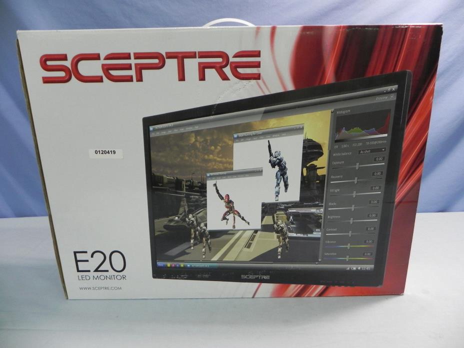 Sceptre E205W-1600 Monitor, 1600 x 900, 19.5