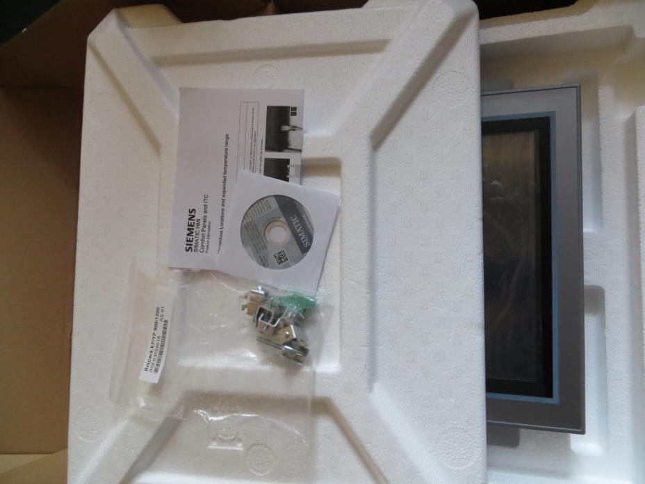 Siemens 6AV2 124-0JC01-0AX0 HMI TP 900 Comfort Touch, 2015 Brand New Open Box